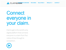 Tablet Screenshot of claimlogik.com